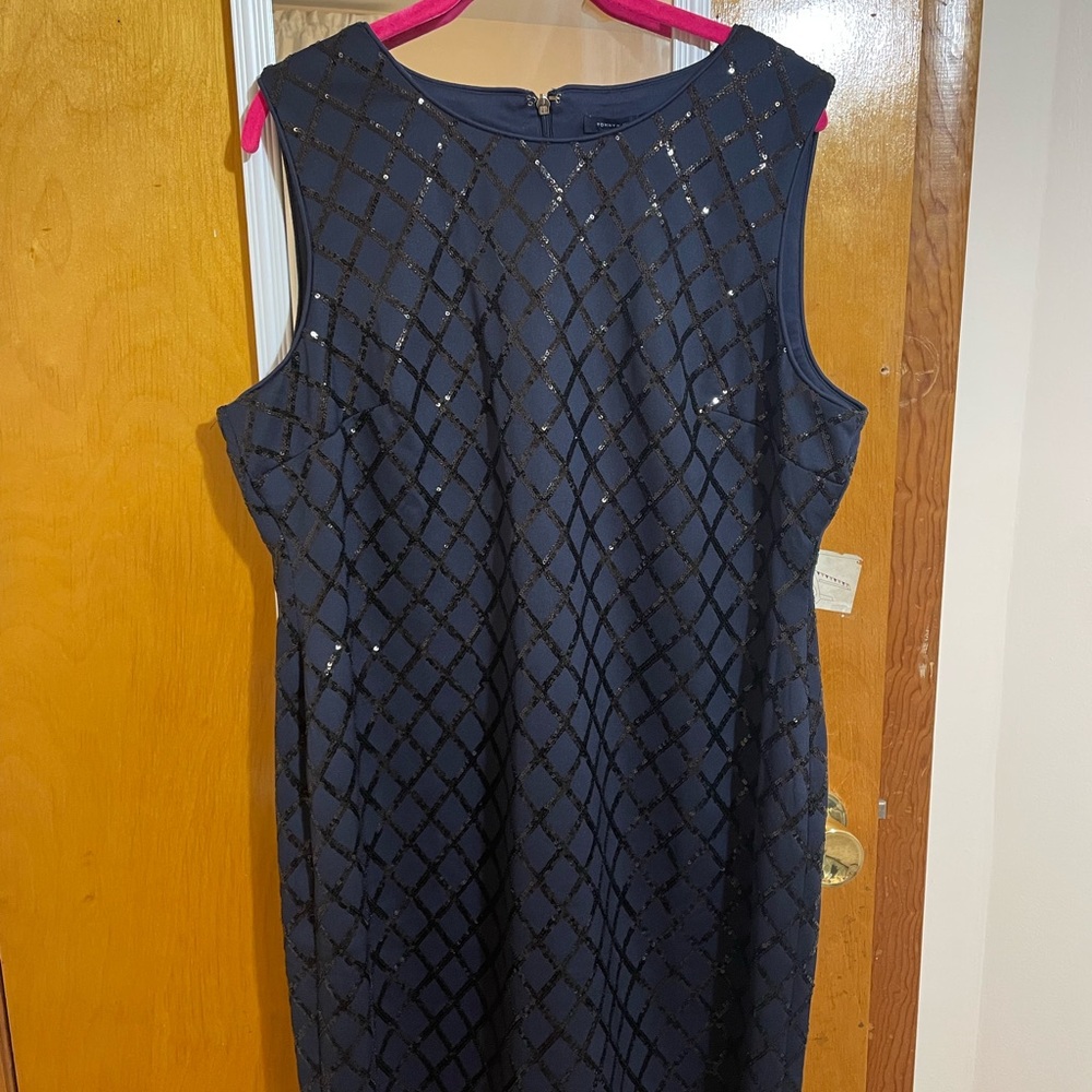 Tommy Hilfiger Navy Blue dress with beads